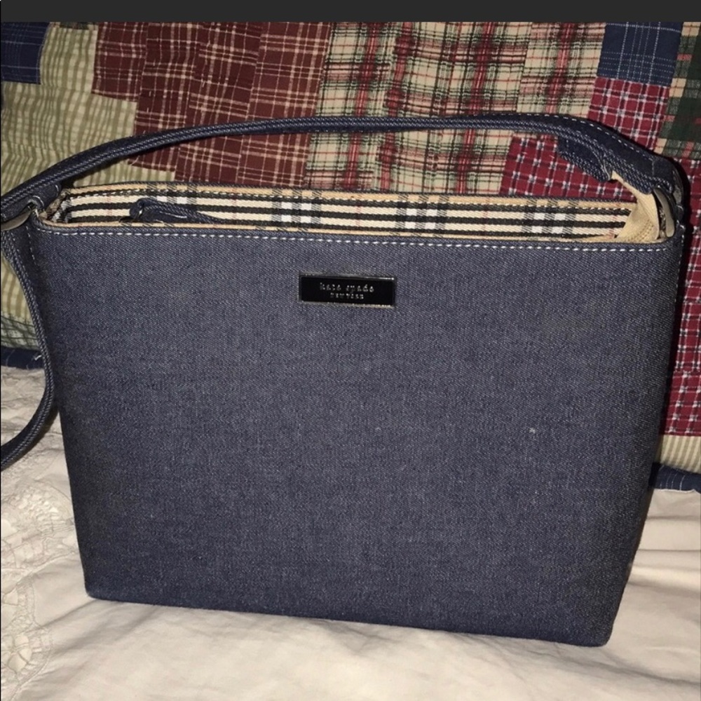 Kate Spade ♠️ gorgeous Denim purse medium size
